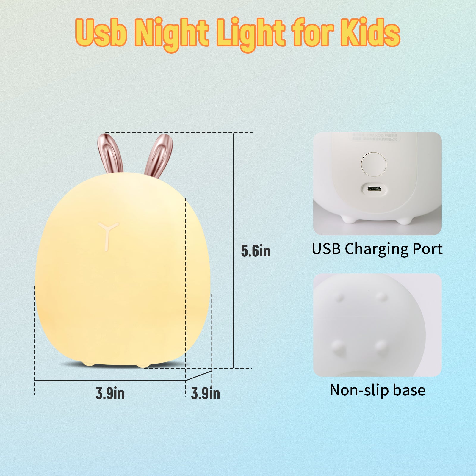 Baby Feeding, Adjustable, Creative, Rabbit, Elk Light, Silicone Light, Touch Light, Clap Light, Small Electric Light, Ambient Light, Night Light
