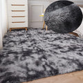 Gray Carpet for Living Room Plush Rug Bed Room Floor Fluffy Mats Anti-Slip Home Decor Rugs Soft Velvet Carpets Kids Room Blanket